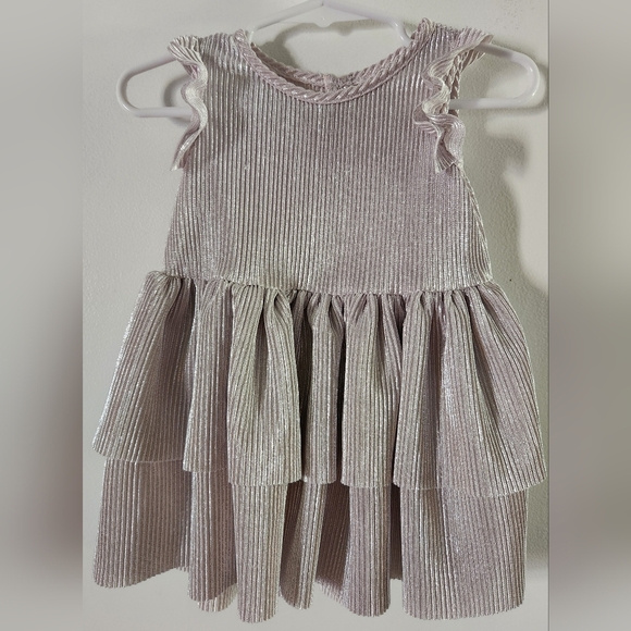 Biscotti Pink Tweed Pea Coat for Baby Girl - Picture 6 of 9